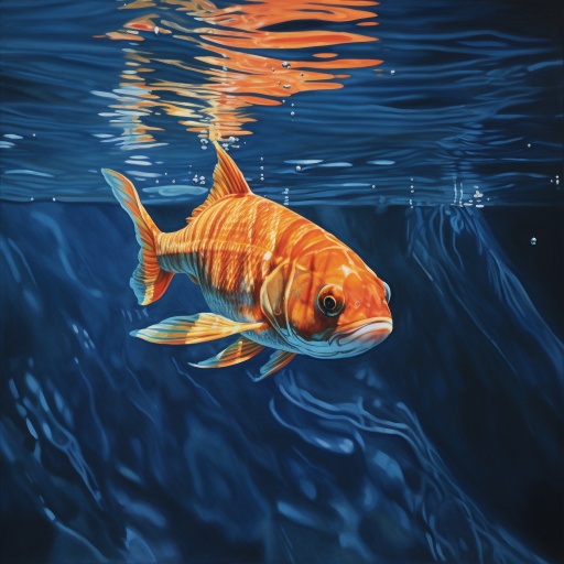 Ценная рыба 6 букв. Золотая рыбка живопись. Золотая рыбка картина художника. Моне рыбки. Золотые рыбки художник.